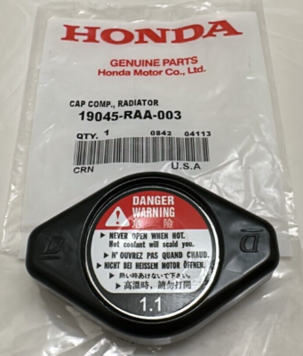 #ad GENUINE OEM Cooling Radiator Cap For Acura HONDA 19045 RAA 003 $12.79