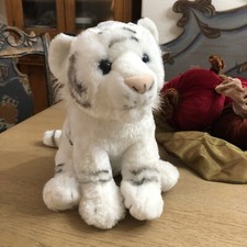 Wild Republic White Tiger Cub Plush Blue Eyes 12  Stuffed Clean
