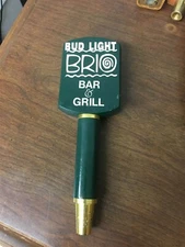 Bud Light Brio Bar & Grill Beer Tap Handle Nice!!!