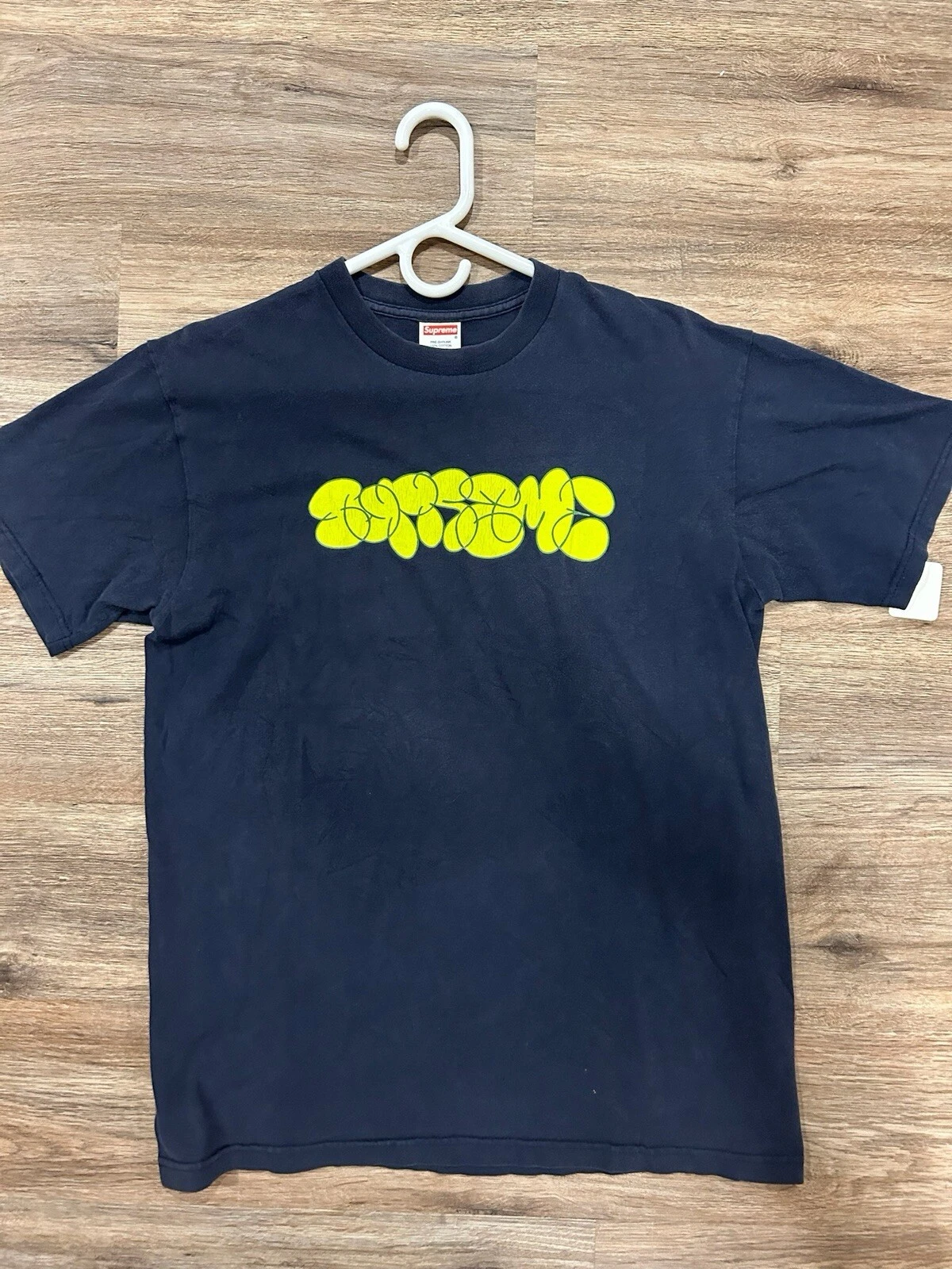 2001 RARE Tee shirt Supreme Bubble Letter Throw Up Taille Medium
