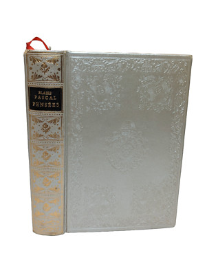 Pascal's Pensées, French, Jean De Bonnot Leather w/ Laid Paper