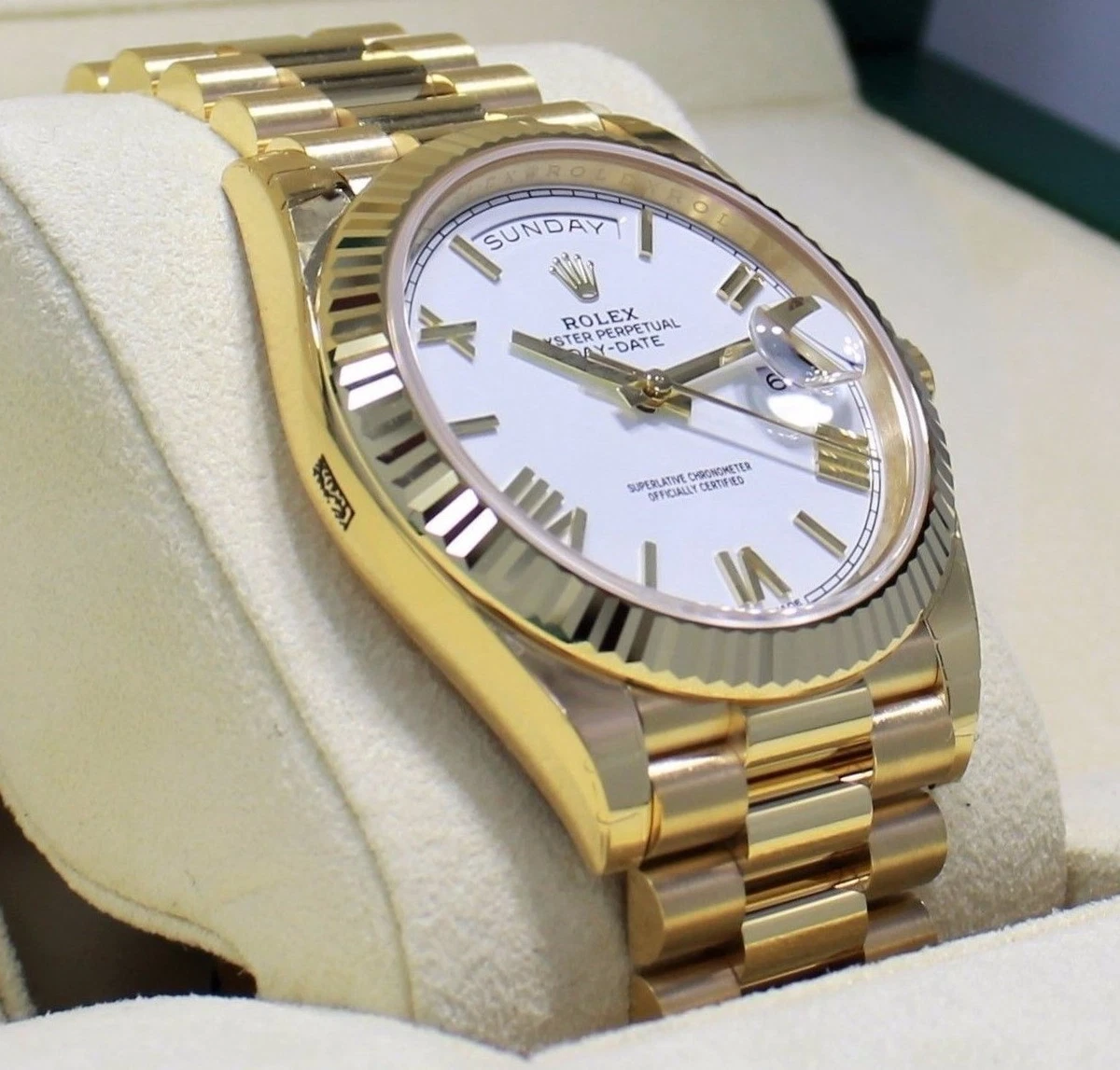 Rolex Oyster Perpetual Day-Date 40mm 228238 Yellow Gold President