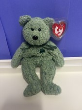 TY Beanie Baby - SHAMROCK the Irish Bear 8 inch - MWMTs Stuffed Animal Toy