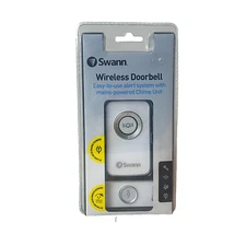 Swann Wireless Door Chime Bell With Receiver Door Bell Main Powered