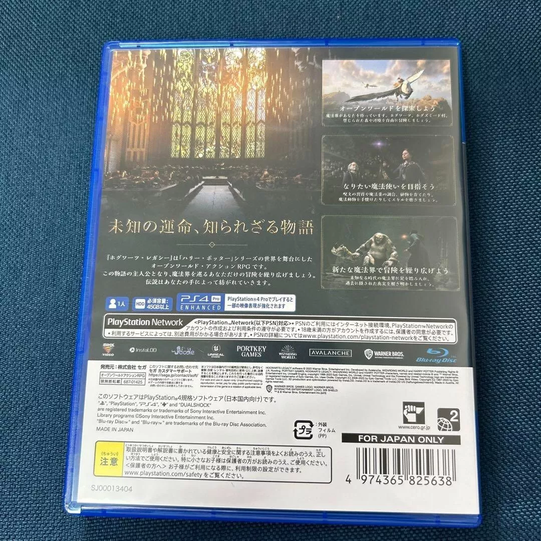 PS4 HOGWARTS LEGACY Playstation 4 Tested Used Japanese Games Japanese ver  w/box