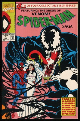 Spider-Man Saga Comic Set 1-2-3-4 Spider-Man Official Authorized