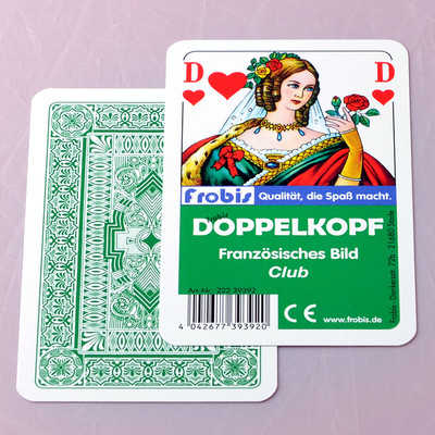 10 Doppelkopfspiele Club Französisches Bild, Doko Doppelkopfkarten von Frobis