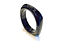 miniatuur 2 - Bijou bracelet jonc résine noire idéal pour cadeau