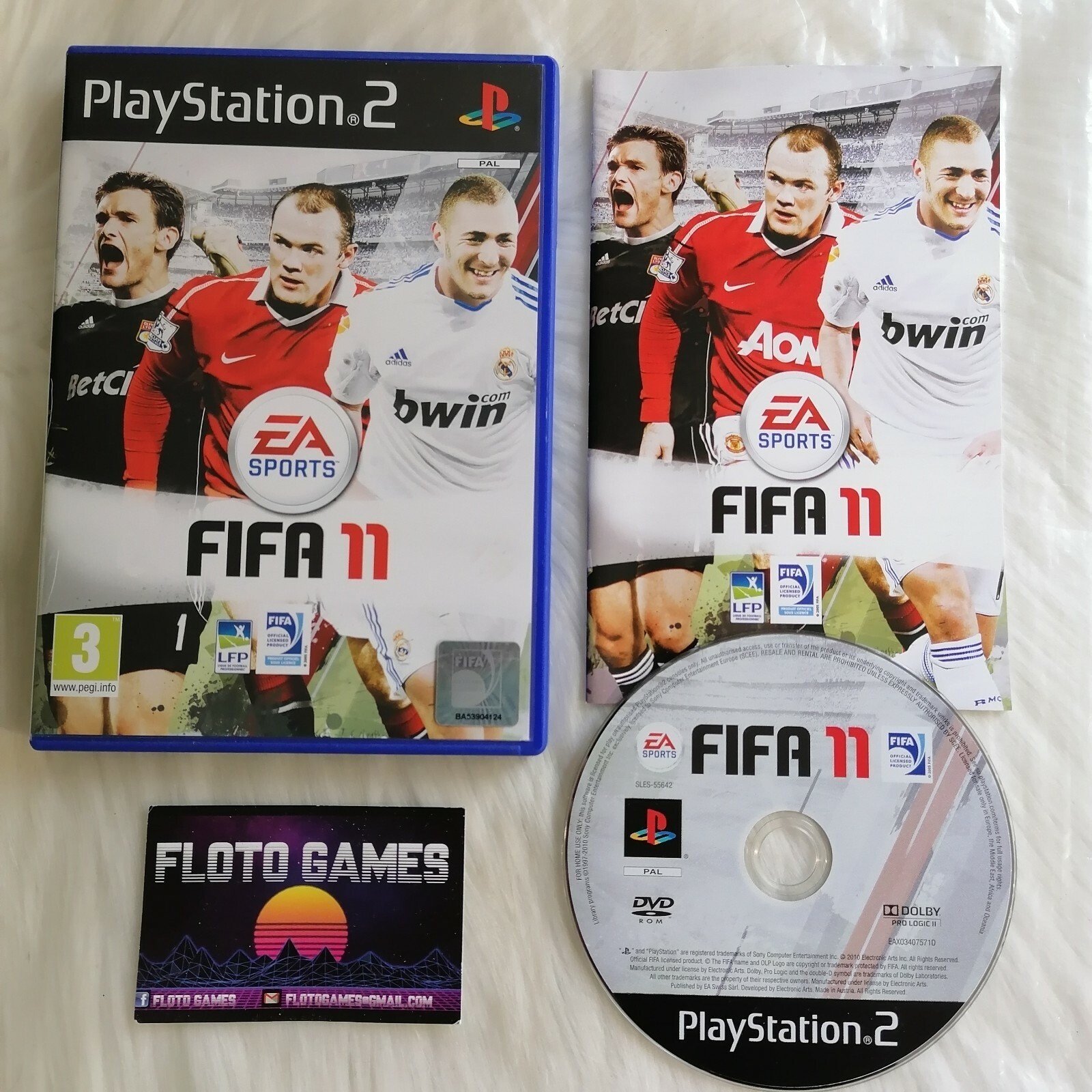 Jeu FIFA 11 pour PS2 Complet CIB PAL FR - Floto Games