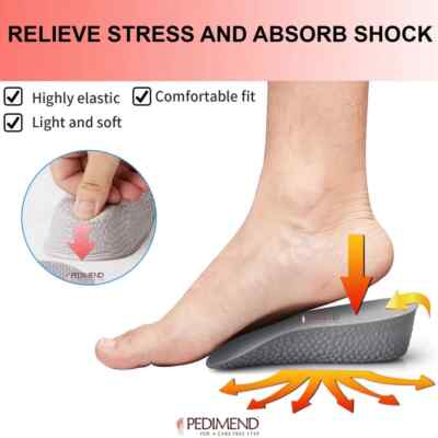 Pedimend Höhenerhöhung Einlegesohlen hoher Bogen Plantarfasziitis Achillessehnenentzündung