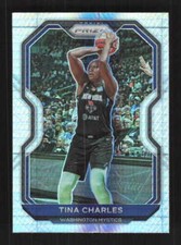 Tina Charles 2021 Panini Prizm WNBA Prizms Hyper Washington Mystics #71