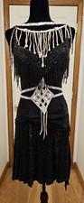 Pre-Owned black Arti Rhythm/Latin Ballroom competition dress