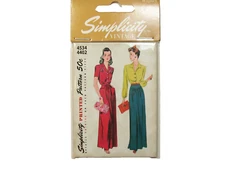 Simplicity Vintage Brand Pattern Refrigerator Magnet, Retro Style, B46