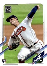 2021 Topps #423 Tucker Davidson RC Atlanta Braves