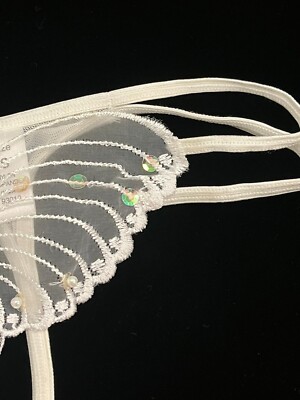 S butterfly garter tops ホワイト S THEREDTHREAD】S butterfly garter tops