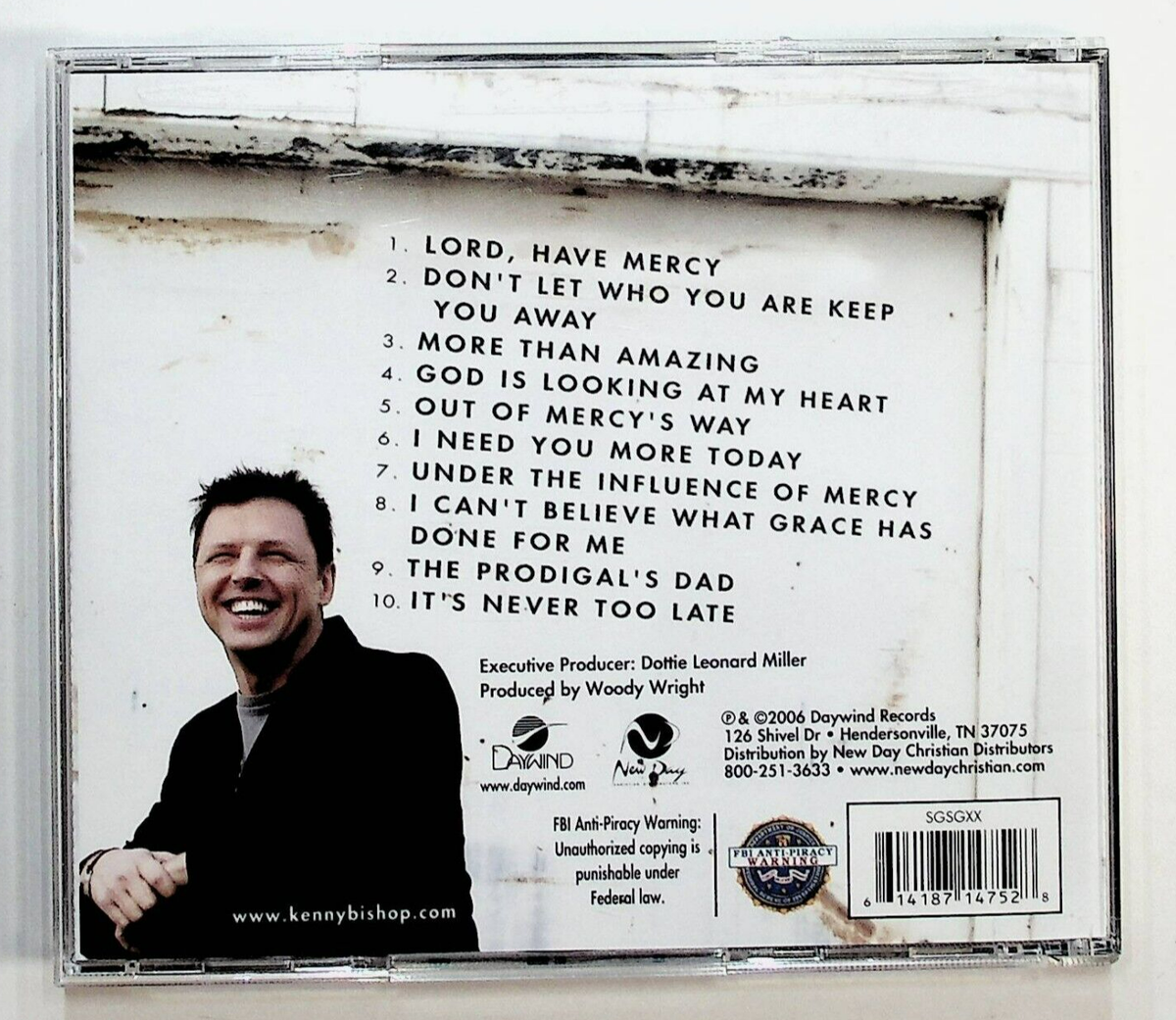 2006 Kenny Bishop Self-Titled Gospel Christian Daywind CD