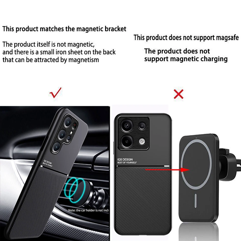 Luxury Slim Magnetic Cover Case For 16E 16 15 14 13 12 11 Pro Max XS XR - Image 3 of 4