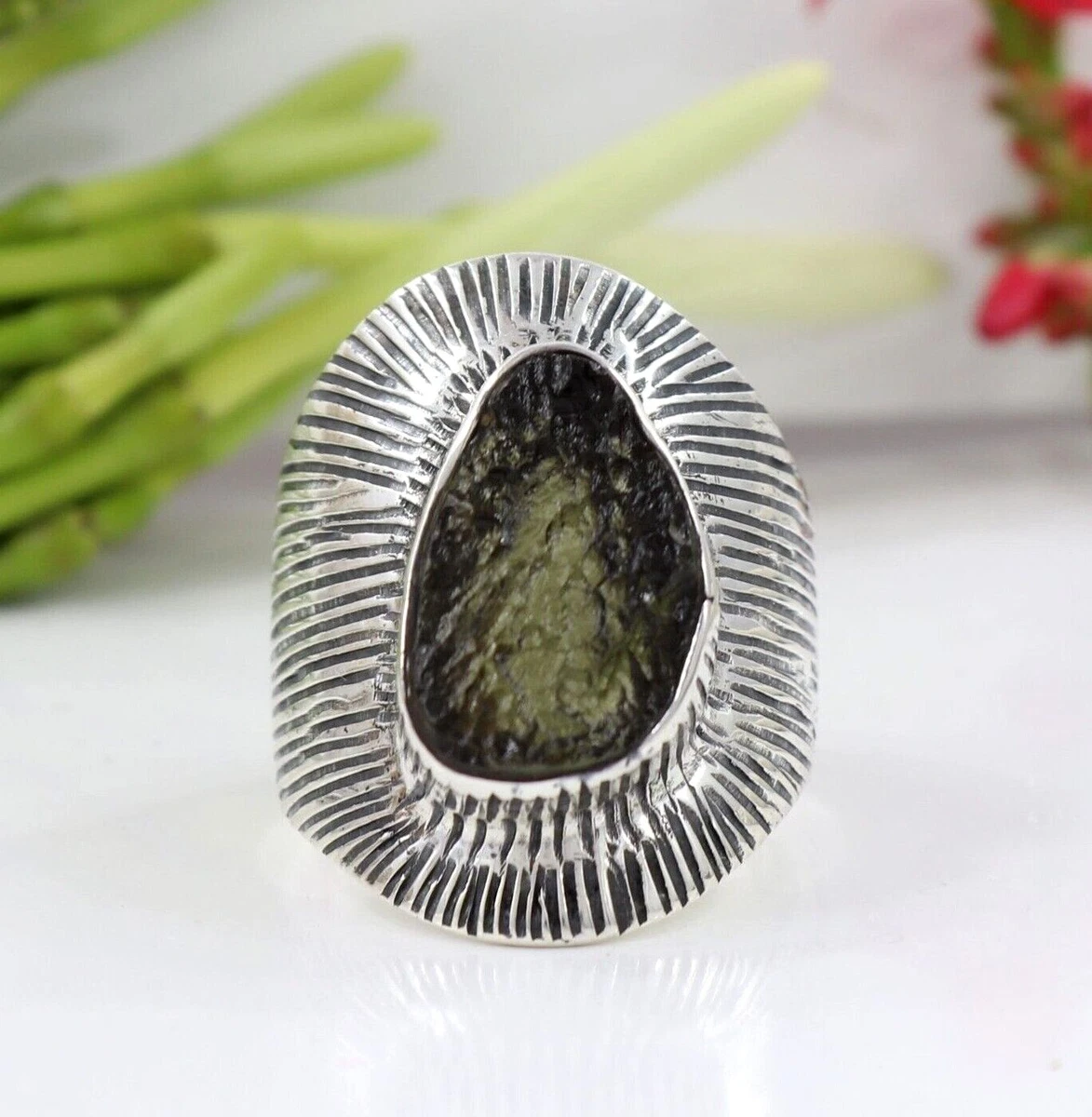 Mens moldavite jewelry deals