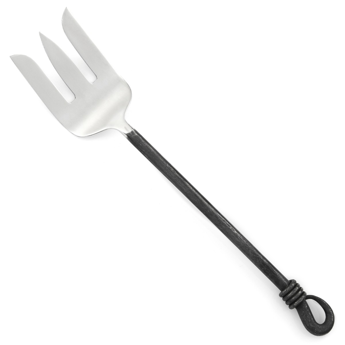 Gourmet Settings Twist & Shout 18/10 Stainless Steel Flatware – Black & Glossy, CHOICE Pieces, Used - View #6