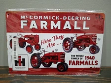McCormick-Deering FARMALL IH  12 x 8 inch Metal Sign Retro