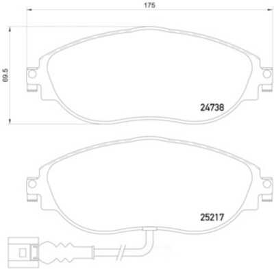 Disc Brake Pad Set Hella-PAGID 355015921