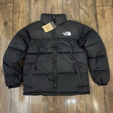 Chaqueta acolchada negra The North Face para hombre grande - abrigo clásico de invierno