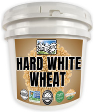Certified Glyphosate Residue Free Hard White Wheat Berries | 25 LBS | Emergency 
