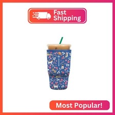 Sok It JavaSok Iced Coffee Cold Soda Insulated Neoprene Cup Sleeve Purr-fecti
