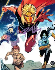 Ron Marz Autographed Adam Warlock 8x10