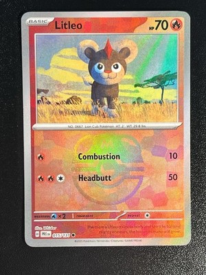 Litleo (Master Ball Pattern) 015/131 Sv: Prismatic Evolutions Holo