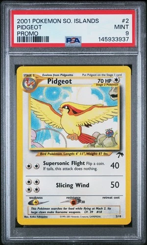 2001 POKEMON SOUTHERN ISLANDS PROMO #2 PIDGEOT PSA 9