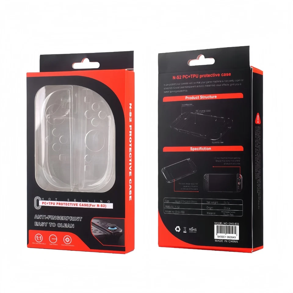 Transparent Case PC+TPU for Nintendo Switch 2 Protective Accessories - Image 3 of 4