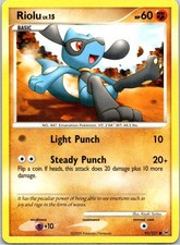 Riolu 91/127 Common Platinum 2009 LP on eBay