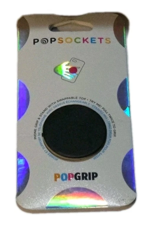 PopSockets 手机手柄支架黑色 POPGRIP Popsocket — 第 3/4 张图片
