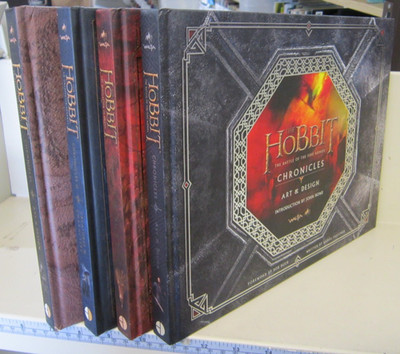 The Hobbit Chronicles Weta Workshop 4 Book Set Art & Design Hardcover