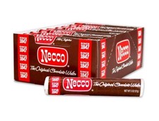 NECCO  Chocolate Flavor Wafer Candy Rolls, 2-...