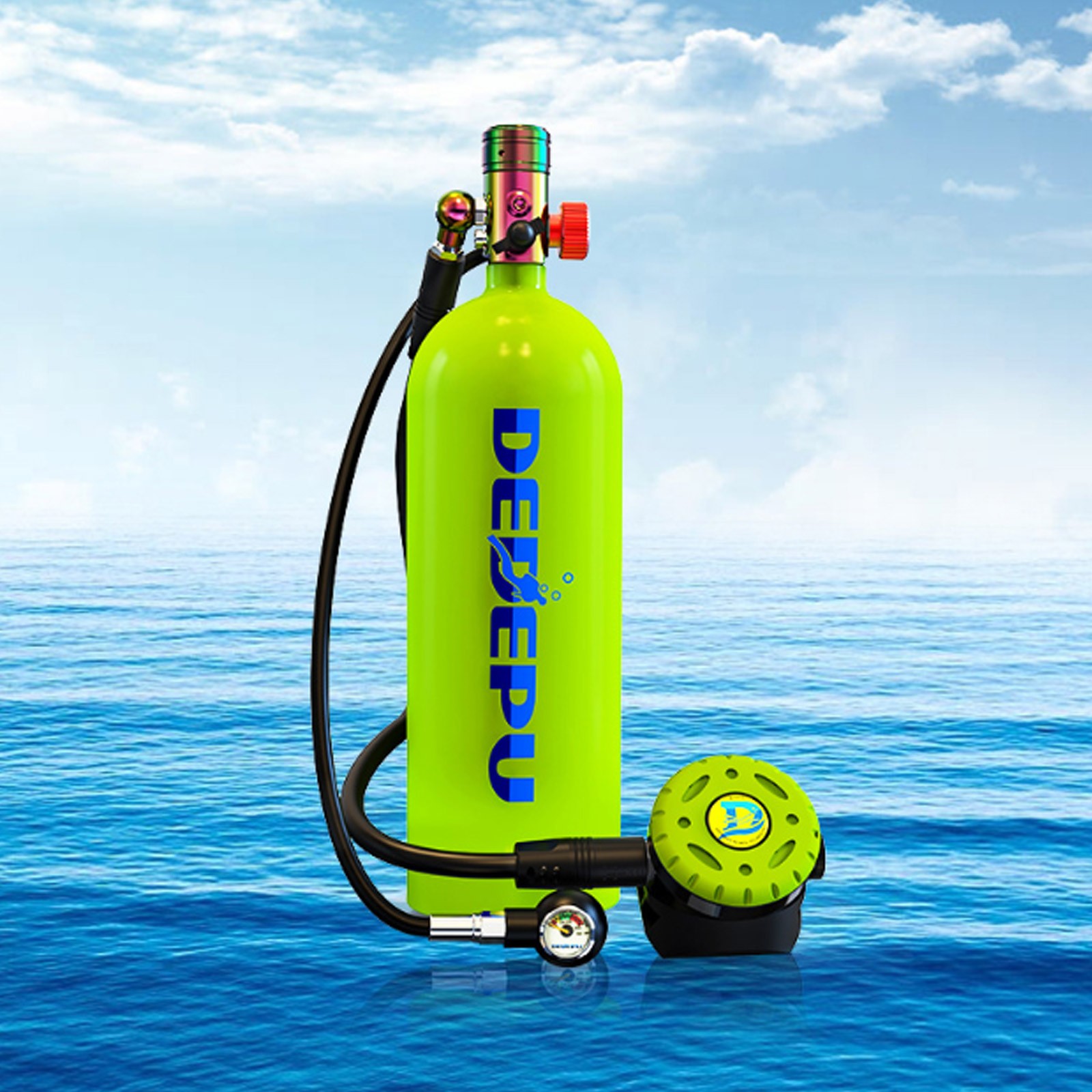 Mini Scuba Diving Tank Portable Oxygen Tank for Diving and Snorkeling