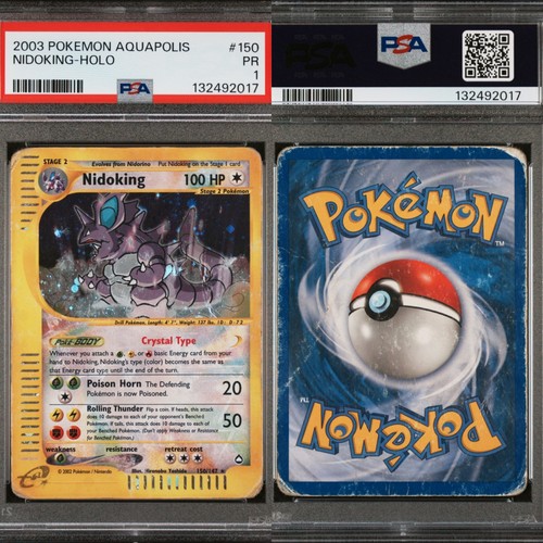 Nidoking graded PSA 1 for sale on eBay