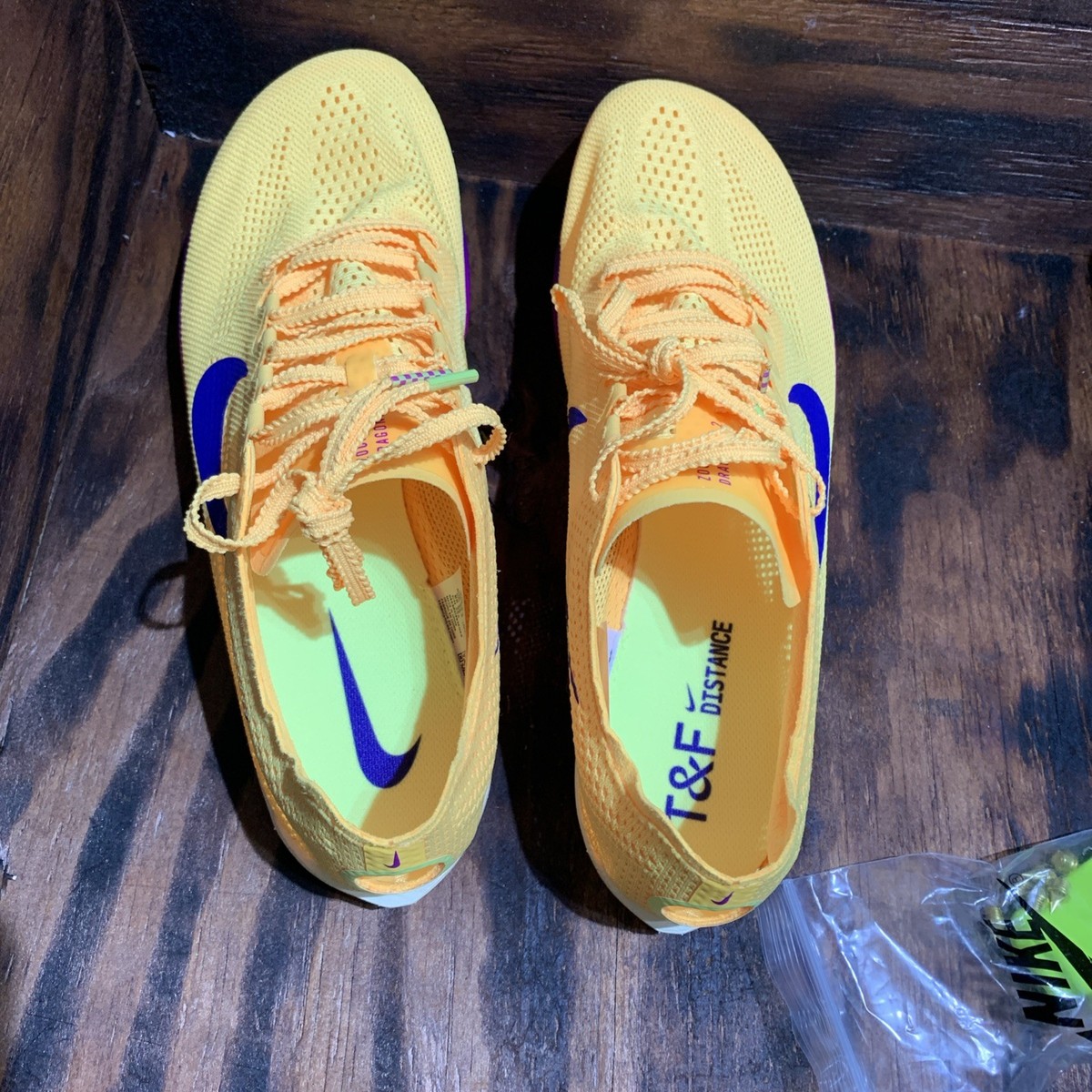 Nike Dragonfly 2 Track & Field Distance Spikes Citron Mens Size