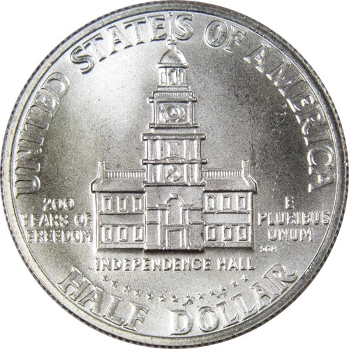 1976 S Kennedy Bicentennial Half Dollar Uncirculated Silver 50c Coin