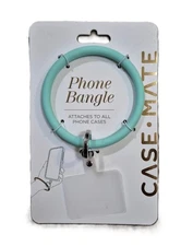 Case Mate Phone Bangle-Teal Green Womens Detachable Wrist Keychain -Ships FREE