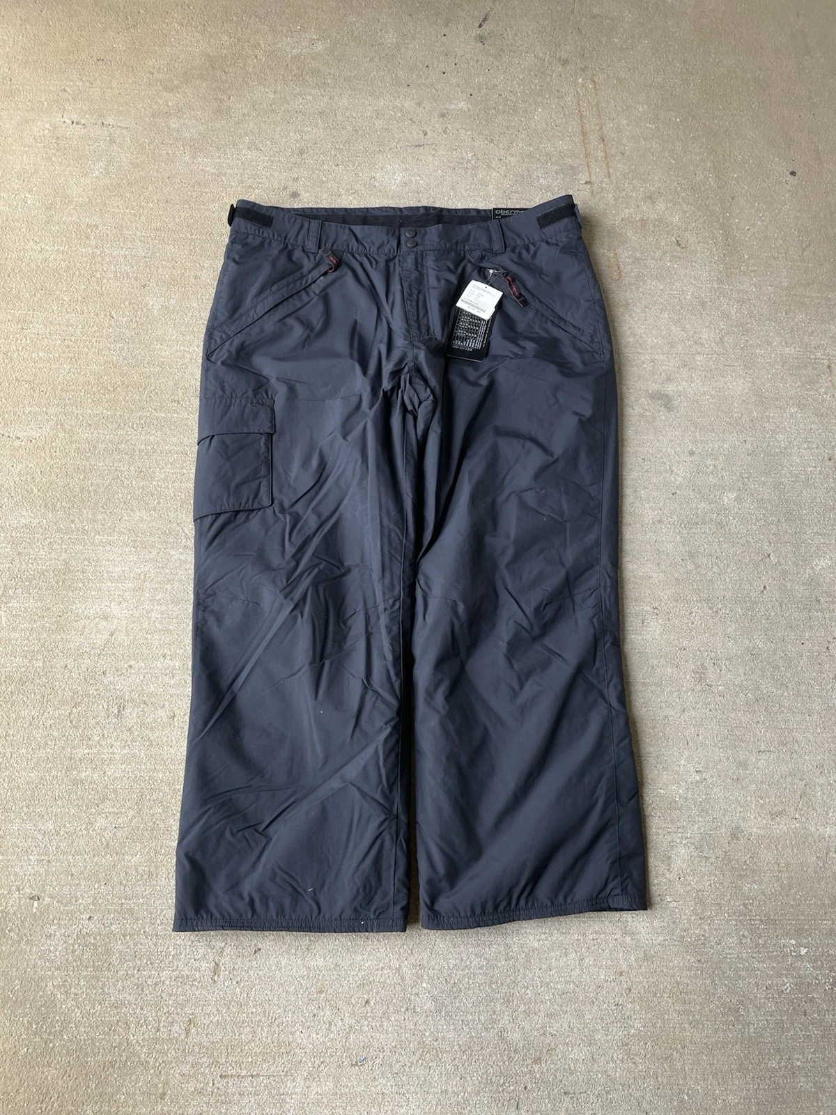 Obermeyer Men Premise Cargo Snow Ski Pants Size XXL Pockets Black Insulated NWT
