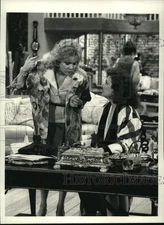 1986 Press Photo Jean Smart, Dixie Carter on "Designing Women" CBS Television