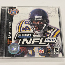 Sega NFL 2K2 Sega Dreamcast 2001 Football Sports Online Multiplayer NTSC-U/C