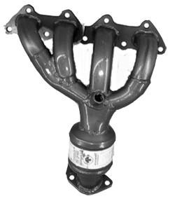 Catalytic Converter with Integrated Exhaust Manifold Fits 2005 Mitsubishi Eclips
