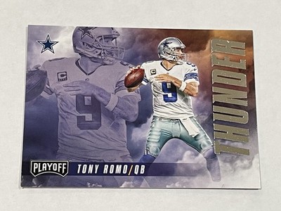2016 Panini Playoff Football Thunder and Lightning - Tony Romo - Dallas Cowboys