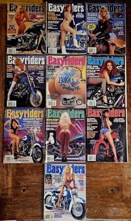 Easyriders Magazine 1992 Lot Of 10 Books