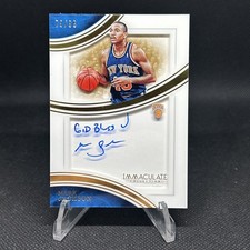 2015 Panini Immaculate Mark Jackson Shadowbox Signatures /99 #SS-MJS Knicks