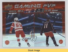 2024-25 Upper Deck Series 1 Gaming PVP Moritz Seider Adam Fantilli READ 3d2