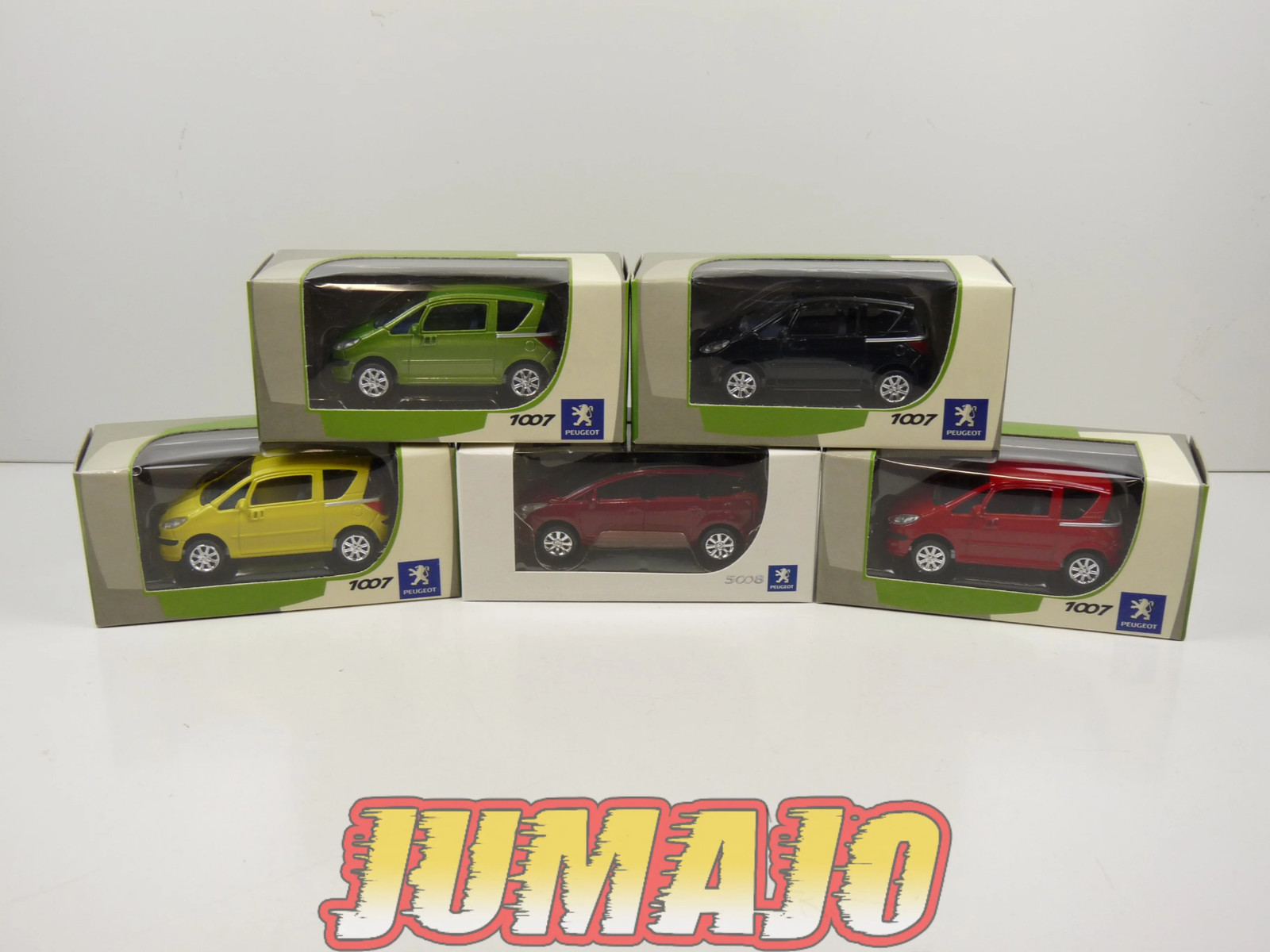TRI81 : 5 X 3 inches 1/64 NOREV Peugeot 1007 5008